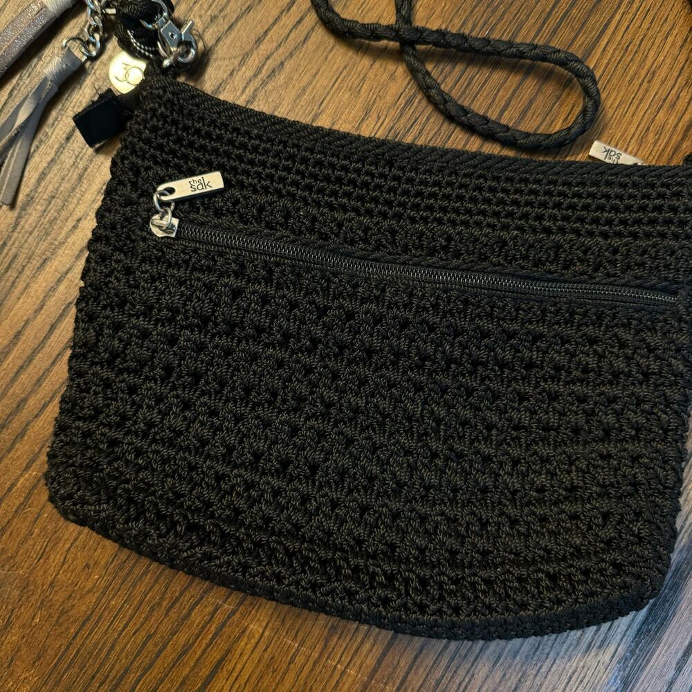 Vintage Y2K The Sak Limited Original 30 Year Anniversary Crochet Crossbody - Picture 3 of 14